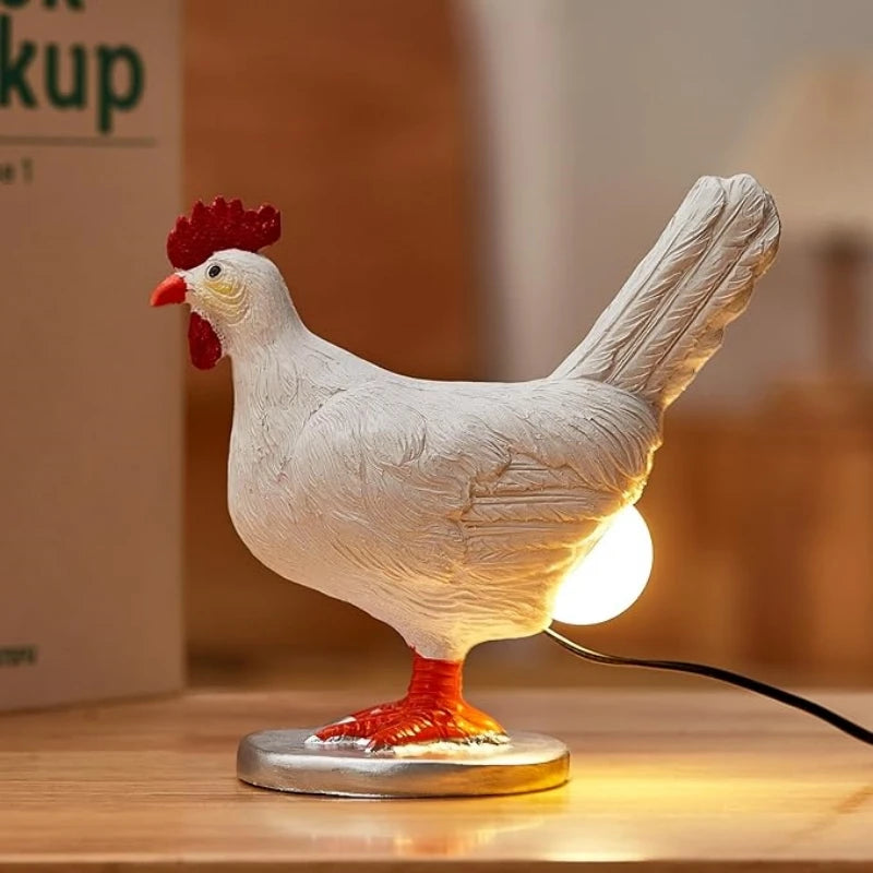 Variant image for Decorative Chicken Night Light – Fun LED Lamp for Easter Home Decor, Soft Warm Light, Battery-Operated, Indoor Use-2