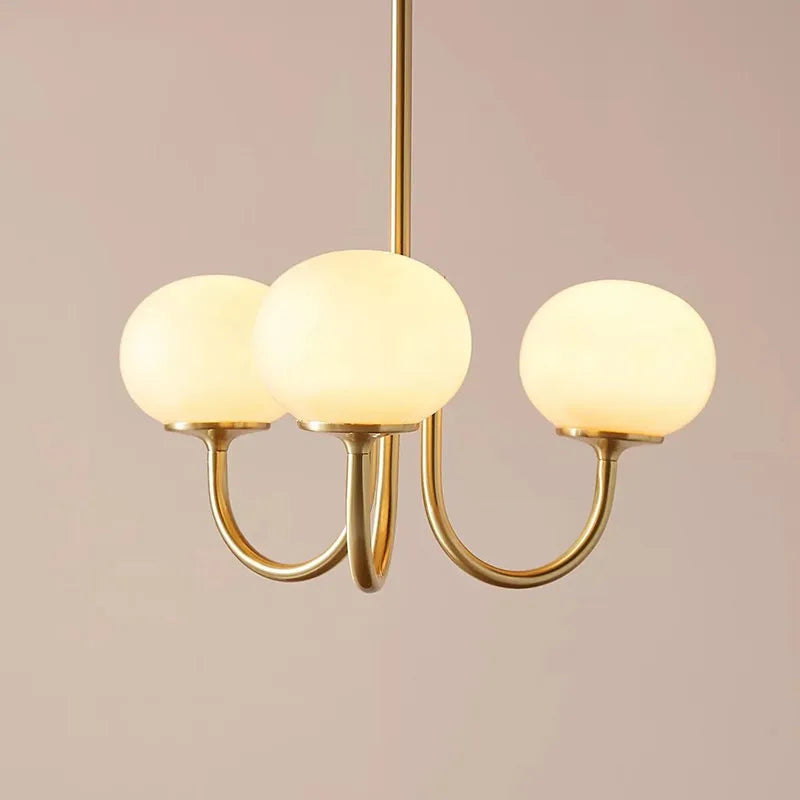 Nordic Designer Pink Chandelier Light for Children's Room – Warm Romantic Lighting-2