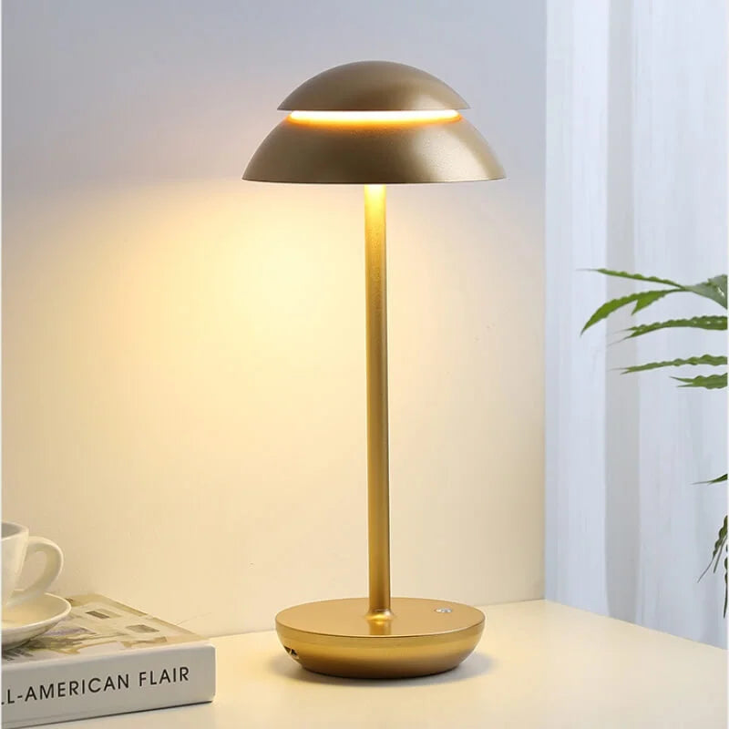 Cordless Dimmable Table Lamp with 4000 mAh Battery – Scandinavian Style Bedside Lamp for Warm Ambiance-6