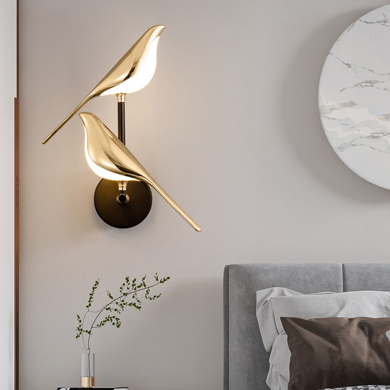 BirdGlow | Modern Wall Light Shaped Like Birds - Elegant LED Home Decor